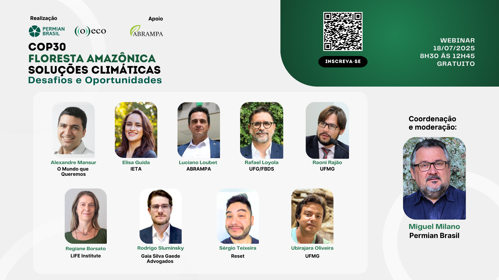 Webinar: Floresta Amazônica, Soluções Climáticas